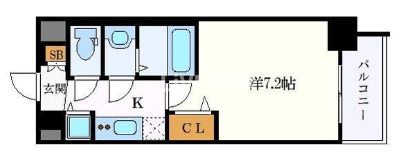 プレサンス丸の内雅殿の物件間取画像